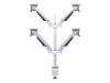 Bild på Multibrackets M VESA Gas Lift Arm Quad