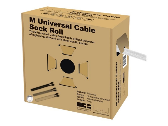 Bild på Multibrackets M Universal Cable Sock Roll 40 mm x 50 m