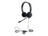 Bild på Jabra EVOLVE 20 UC Duo USB Headband, Noise cancelling, USB connector, with mute-button and volume control on the cord, with foam ear cushion