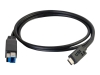 Bild på C2G 1m USB 3.1 Gen 1 USB Type C to USB B Cable M/M