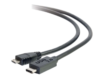 Bild på C2G 2m USB 2.0 USB Type C to USB Micro B Cable M/M