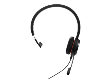 Bild på Jabra EVOLVE 20 UC Mono USB Headband, Noise cancelling, USB connector, with mute-button and volume control on the cord, with foam ear cushion
