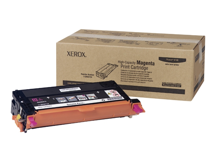 Bild på Magenta High Capacity Print Cartridge, Phaser 6180 Series Phaser 6180MFP, Phaser 6180