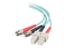 Bild på C2G SC-ST 10Gb 50/125 OM3 Duplex Multimode PVC Fiber Optic Cable (LSZH)