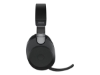 Bild på Evolve2 85 headset black UC, Link 380 BT adapter USB-A UC, Evolve2 85 Deskstand black,1.2m USB-C to USB-A Cable, 3.5mm jack audio cable,Flight adapter, Carry case, Warranty and warning (safety leaflets)