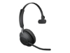 Bild på Evolve2 65 headset black MS, Link 380 BT adapter USB-A, Evolve2 65 Deskstand black, 1.2m USB-C to USB-A Cable, Carry case, Warranty and warning (safety leaflets)