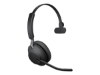 Bild på Evolve2 65 headset black UC, Link 380 BT adapter USB-A, 1.2m USB-C to USB-A Cable, Carry case, Warranty and warning (safety leaflets)