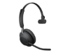 Bild på Evolve2 65 headset black UC, Link 380 BT adapter USB-C, 1.2m USB-C to USB-A Cable, Carry case, Warranty and warning (safety leaflets)