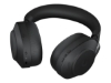 Bild på Evolve2 85 headset black MS, Link 380 BT adapter USB-A MS,1.2m USB-C to USB-A Cable, 3.5mm jack audio cable,Flight adapter, Carry case, Warranty and warning (safety leaflets)