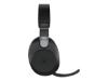 Bild på Evolve2 85 headset black MS, Link 380 BT adapter USB-A MS,1.2m USB-C to USB-A Cable, 3.5mm jack audio cable,Flight adapter, Carry case, Warranty and warning (safety leaflets)