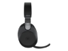 Bild på Evolve2 85 headset black MS, Link 380 BT adapter USB-A MS, Evolve2 85 Deskstand black, 1.2m USB-C to USB-A Cable, 3.5mm jack audio cable,Flight adapter, Carry case, Warranty and warning (safety leaflets)