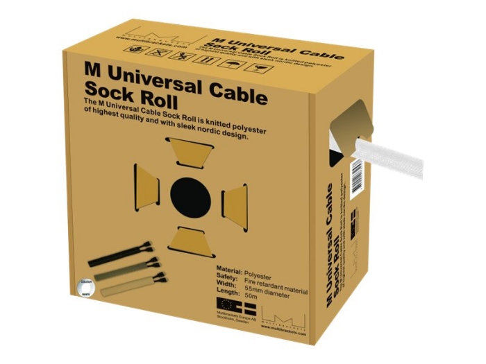 Bild på Multibrackets M Universal Cable Sock Roll 55 mm x 50 m