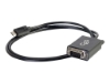 Bild på C2G USB 2.0 USB C to DB9 Serial RS232 Adapter Cable Black