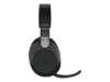 Bild på Evolve2 85 headset black MS, Link 380 BT adapter USB-C MS,1.2m USB-C to USB-A Cable, 3.5mm jack audio cable,Flight adapter, Carry case, Warranty and warning (safety leaflets)