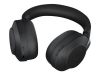 Bild på Evolve2 85 headset black MS, Link 380 BT adapter USB-A MS, Evolve2 85 Deskstand black,1.2m USB-C to USB-A Cable, 3.5mm jack audio cable,Flight adapter, Carry case, Warranty and warning (safety leaflets)