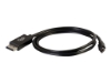 Bild på C2G 1m Mini DisplayPort to DisplayPort Adapter Cable 4K UHD