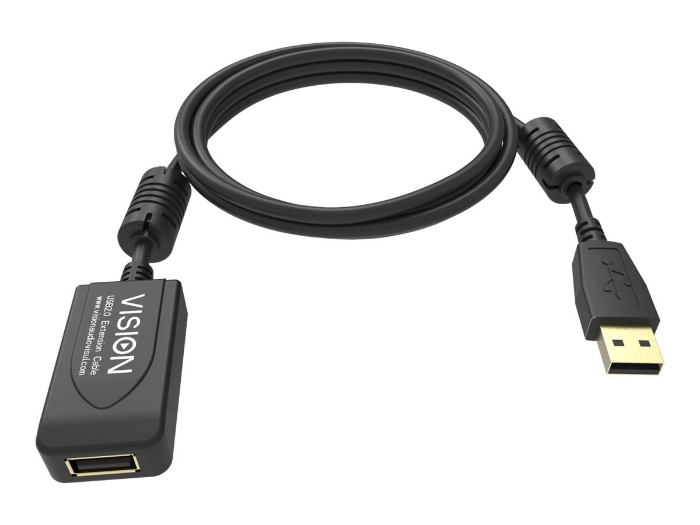 Bild på VISION installation-grade USB 2.0 active extension cable