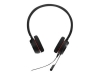Bild på Jabra EVOLVE 20 MS Duo USB Headband, Noise cancelling, USB connector, with mute-button and volume control on the cord, with foam ear cushion, Microsoft optimized