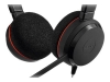 Bild på Jabra EVOLVE 20 MS Duo USB Headband, Noise cancelling, USB connector, with mute-button and volume control on the cord, with foam ear cushion, Microsoft optimized