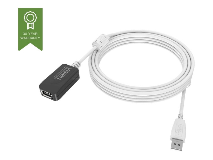 Bild på VISION installation-grade USB 2.0 active extension cable