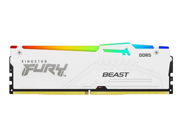 Bild på 32GB 5200 DDR5 DIMM FURY Beast WHT RGB