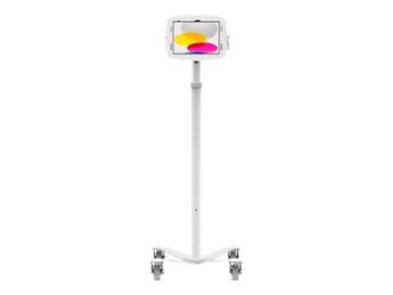 Bild på Compulocks iPad 10th-11th (A16) Gen Space Enclosure Medical Rolling Cart Extended White