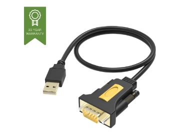 Bild på VISION Professional installation-grade USB-A to Serial RS-232 adapter