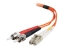 Bild på C2G LC-ST 50/125 OM2 Duplex Multimode PVC Fiber Optic Cable (LSZH)