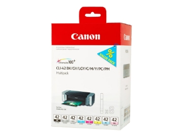 Bild på Canon CLI-42 BK/GY/LG/C/M/Y/PC/PM Multipack