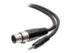 Bild på C2G 18in 3.5mm TRS 3 Position Balanced to XLR Cable