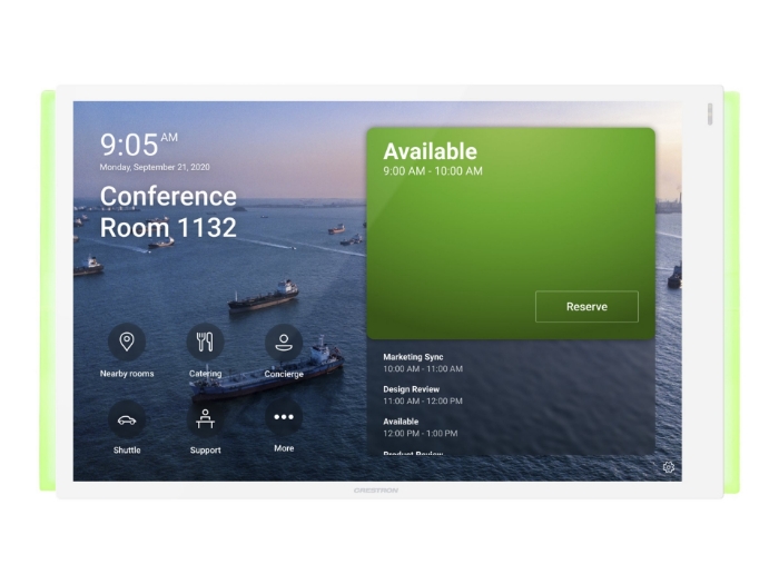Bild på Crestron Room Scheduling Touch Screen TSS-1070-T-W-S-LB KIT