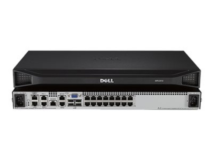 Bild på Dell DMPU2016-G01 16-port remote KVM switch with two remote users, one local user, dual power supply