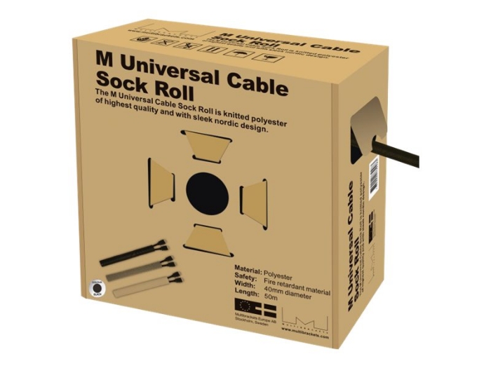 Bild på Multibrackets M Universal Cable Sock Roll 40 mm x 50 m