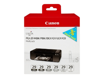 Bild på Canon PGI-29 MBK/PBK/DGY/GY/LGY/CO Multipack