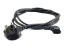 Bild på C2G 3m 18 AWG UK 90° Power Cord (IEC320C13R to BS 1363)