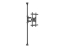 Bild på Multibrackets PRO Series M Floor to Ceiling Mount Pro MBFC1FP