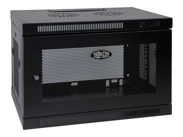 Bild på Eaton Tripp Lite Series 9U Wall Mount Rack Enclosure Server Cabinet w/ Door & Side Panels