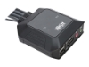 Bild på Eaton Tripp Lite series 2-Port DisplayPort 1.1/USB KVM Switch with Audio/Video, Built-In Cables, USB Peripheral Sharing