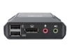 Bild på Tripp Lite 2-Port DisplayPort 1.1/USB KVM Switch with Audio/Video, Built-In Cables, USB Peripheral Sharing