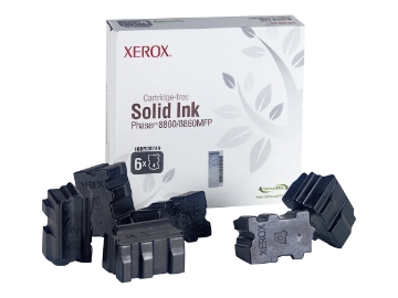 Bild på Genuine Xerox Solid Ink, Phaser 8860/8860MFP Black (6 Sticks) Phaser 8860MFP, Phaser 8860