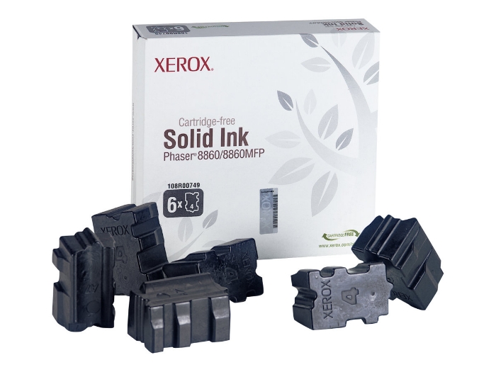 Bild på Genuine Xerox Solid Ink, Phaser 8860/8860MFP Black (6 Sticks) Phaser 8860MFP, Phaser 8860