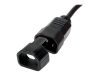 Bild på Tripp Lite PDU Plug Lock Connector C14 Power Cord to C13 Outlet Black 100pk