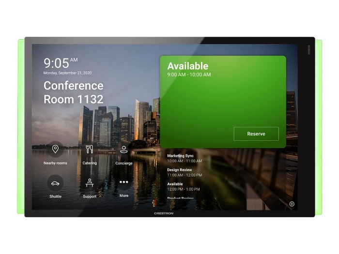 Bild på Crestron Room Scheduling Touch Screen TSS-1070-T-B-S-LB KIT