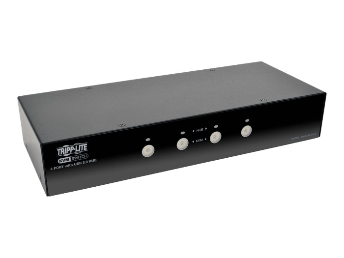 Bild på Eaton Tripp Lite series 4-Port DisplayPort KVM Switch w/Audio, Cables and USB 3.0 SuperSpeed Hub