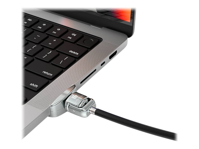 Bild på Compulocks Ledge Lock Adapter for MacBook Pro 16" M1, M2 & M3 with Keyed Cable Lock