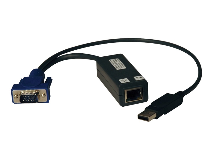 Bild på Eaton Tripp Lite Series USB Single Server Interface Unit Virtual Media KVM Switch HD15 USB RJ45 TAA