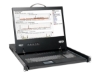 Bild på Eaton Tripp Lite series 16-Port Rack Console VGA KVM Switch w/ 19" LCD 1U TAA