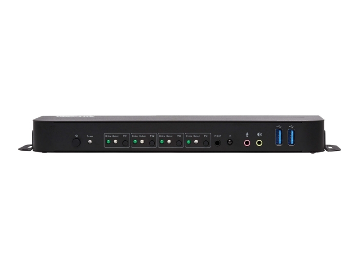 Bild på Eaton Tripp Lite series HDMI USB KVM Switch 4-Port 4K 60Hz HDR HDCP 2.2 IR USB Sharing