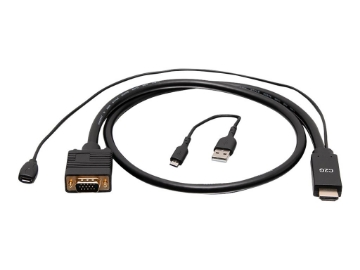 Bild på C2G 6ft (1.8m) HDMI to VGA Active Video Adapter Cable