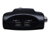 Bild på Tripp Lite 2-Port Desktop Compact USB KVM Switch with Audio & Cable Kit